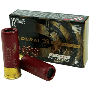 Federal Premium Vital-Shok 1 Buckshot 12 ga 2-3/4" Max 16 Pellets Ammo 5/ct