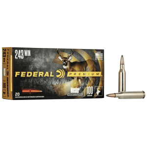 Federal Premium Vital-Shok Rifle Ammunition .243 Win 100 gr BT 2850 fps - 20/ct