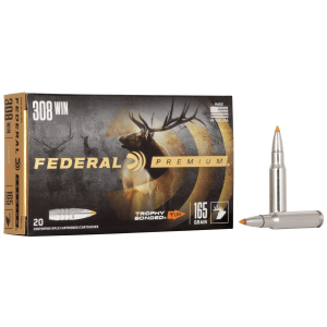 Federal Premium Vital-Shok Rifle Ammunition .308 Win 165 gr TBT 2700 fps - 20/ct