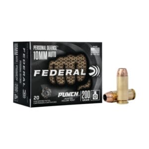 Federal Punch Personal Defense 10mm Auto 200 Grain Handgun Ammo