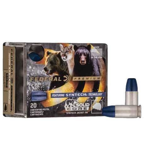 Federal Solid Core 45 Auto (ACP) +P 240gr SJFN Handgun Ammo - 20 Rounds