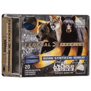 Federal Solid Core Handgun Ammunition .357 Mag 180 gr TSJ 20/ct