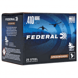 Federal Speed-Shok 410 Bore 3" 3/8 oz 6 Shot 25Rd Box/ 10 Cs Shothells (WF4136)