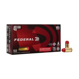 Federal Syntech .40 S&W 205 Grain Centerfire Ammo