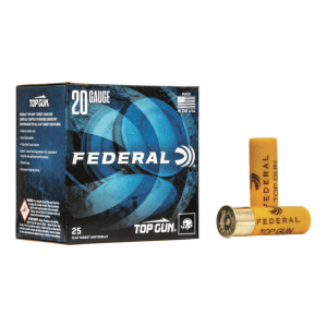 Federal Top Gun Target 20 Gauge 2 3/4" 7/8 oz. Shotshells 25 Rounds