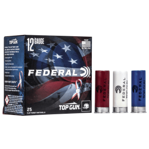 Federal Top Gun Target Shotshell 12 ga 2-3/4" 1-1/8 oz #8 1145 fps 25/ct