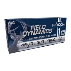 Field Dynamics 45-70 Government Ammo - 45-70 Government 300gr Hollow Point Flat Nose 200/Case