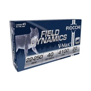 Fiocchi Extrema .22-250 Remington 40 Grain Centerfire Rifle Ammo