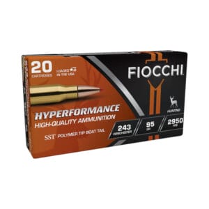 Fiocchi Extrema .243 Winchester 95 Grain Centerfire Rifle Ammo