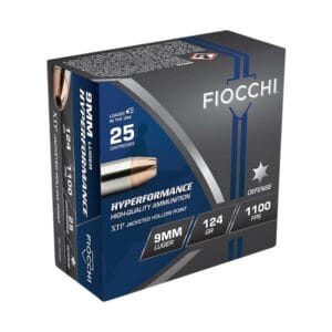 Fiocchi Extrema XTP 9mm Luger 124 Grain Handgun Ammo