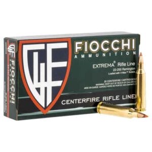 Fiocchi Field Dynamics 22-250 Remington 55gr V-Max Rifle Ammo - 20 Rounds