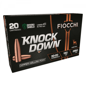 Fiocchi KnockDown .30-06 Springfield CHP 150 Grain 20 Rounds