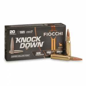 Fiocchi KnockDown .308 Winchester CHP 150 Grain 20 Rounds