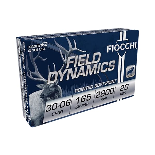 Fiocchi Shooting Dynamics .30-06 Springfield 165 Grain Centerfire Rifle Ammo