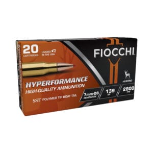 Fiocchi Shooting Dynamics 7mm-08 Remington 139 SST Centerfire Rifle Ammo