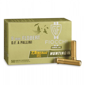 Fiocchi Specialty 9mm Flobert Rimfire Shotshells 50 Rounds