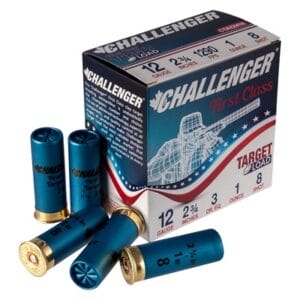 First Class Target Load 12 Gauge 2-3/4'''' Ammo - 12ga 2-3/4'''' 1 Oz #8 Shot 1290 Fps 250/Case