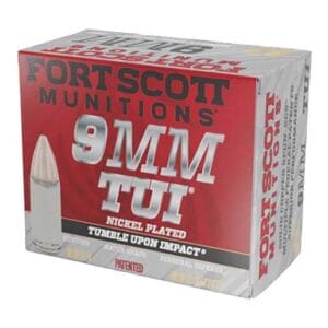 Fort Scott Munitions TUI 9mm Luger 80gr SCS Centerfire Handgun Ammo - 20 Rounds