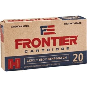 Frontier Ammo 223 Reminton 68gr Bthp Match - 223 Remington 68gr Hollow Point Boat Tail 20/Box