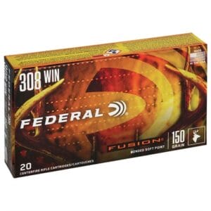 Fusion 308 Winchester Rifle Ammo - Fusion 308 Winchester 150gr Fusion Soft Point 20/Box