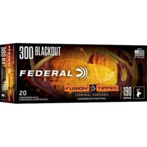 Fusion Msr 300 Aac Blackout Rifle Ammo - Fusion Msr 300 Aac Blackout 190gr Subsonic Expanding 20/Box