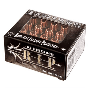 G2 RESEARCH RIP .40 S&W 115Gr HP 20Rd Box Ammo (RIP-40S&W)