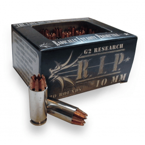 G2 Research R.I.P. Handgun Ammunition 10mm Auto 115 gr 1220 fps 20/ct