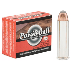 Glaser Pow'RBall Handgun Ammunition .357 Mag 100 gr JHP 1450 fps 20/box