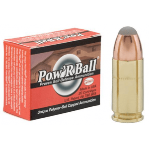 Glaser Pow'RBall Handgun Ammunition 9mm Luger (+P) 100 gr JHP 1475 fps 20/box