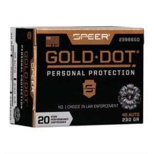 Gold Dot Personal Protection 45 Acp Ammo - Gold Dot Personal Protection 45 Auto 230gr Jhp 20/Box