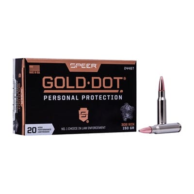 Gold Dot Rifle 308 Winchester Ammo - 308 Winchester 150gr Soft Point 200/Case