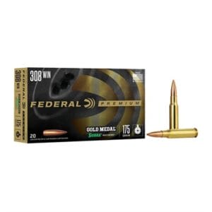 Gold Medal 308 Winchester Rifle Ammo - 308 Winchester 175gr Sierra Matchking Hpbt 20/Box