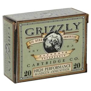 Grizzly Cartridge 10mm 220gr HCFP Handgun Ammo - 20 Rounds