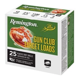 Gun Club Target Ammo 12 Gauge 2-3/4'''' 1-1/8 Oz #8 Shot - 12 Gauge 2-3/4'''' 1-1/8oz #8 Mv:1100 25/Box