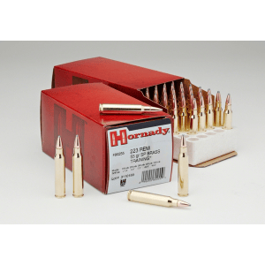 HORNADY Custom 223 Rem. 55 Grain InterLock SP Ammo, 50 Round Box (80255)