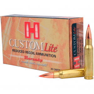 HORNADY Custom Lite 308 Win 125Gr SST Low Recoil 20rd Ammo (80866)