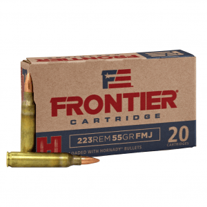 HORNADY Frontier 223 Rem 55gr FMJ 20/Box Rifle Ammo (FR100)