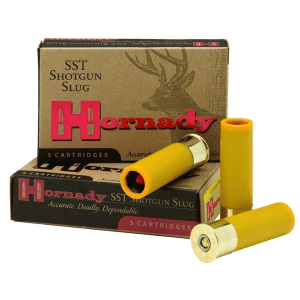 HORNADY SST 12 Gauge 2.75in Sabot Slug Ammo, 5 Round Box (8623)