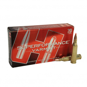 HORNADY Superformance Varmint 243 Win. 58 Grain V-MAX Ammo, 20 Round Box (8343)