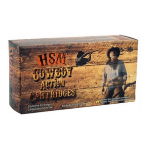 HSM Cowboy Action Hard Cast Handgun Ammunition .357 Rem Mag 158gr SWC 1175 fps 50/ct