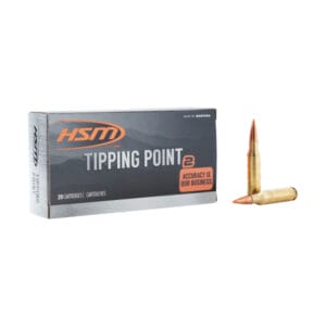 HSM Tipping Point 7mm-08 Remington 162 Grain SST Centerfire Rifle Ammo