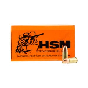 HSM Training 9mm Luger 124 Grain Handgun Ammo