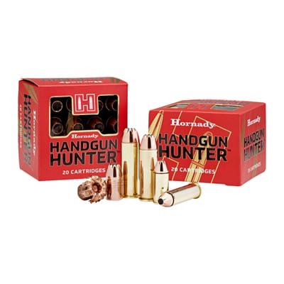 Handgun Hunter 9mm Luger +p Ammo - Handgun Hunter 9mm Luger 115gr Jacketed Hollow Point 25/Box