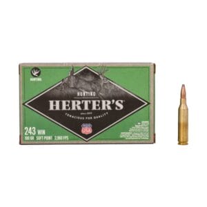 Herter's .243 Winchester 100 Grain Soft Point Centerfire Rifle Ammo