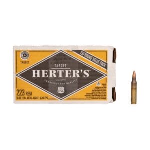 Herter's Target .223 Remington 55 Grain Centerfire Rifle Ammo