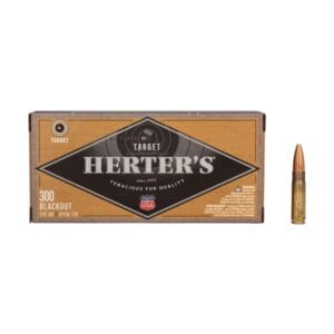 Herter's Target .300 AAC Blackout 125 Grain Centerfire Rifle Ammo