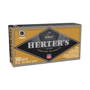 Herter's Target .380 Automatic Colt Pistol 95 Grain Handgun Ammo