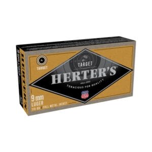 Herter's Target 9mm Luger 115 Grain Handgun Ammo - 50 Rounds