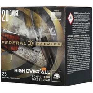 High Over All 20 Gauge Ammo - 20 Gauge 2-3/4'''' 7/8oz #8 25/Box