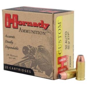 Hornady 32 Auto (ACP) 60gr XTP Handgun Ammo - 25 Rounds